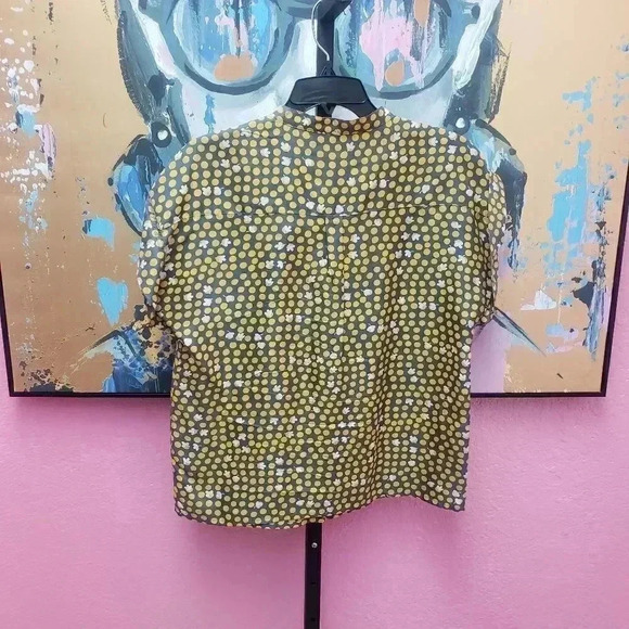 CAbi Style# 183 Clover Dots Silk Blouse - Picture 2 of 6